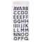 Black Foil Outline Alphabet Stickers by Recollections™